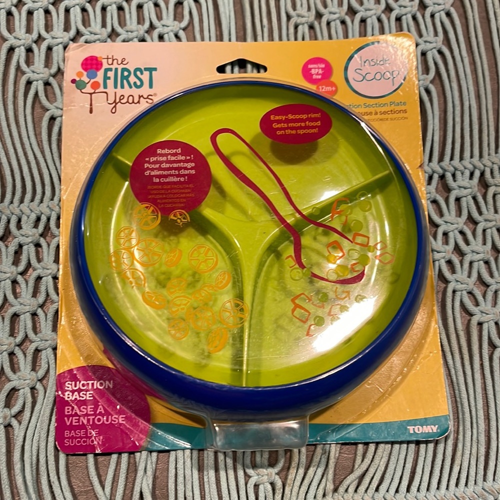 Baby suction section plate.